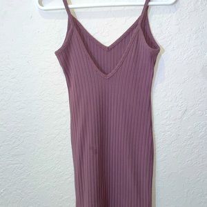 NWOT Forever21 fitted mini dress, spaghetti straps, purple, small, best offer